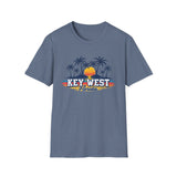 Key West Florida Sunset T-Shirt — Tropical Palm Beach Vacation Tee