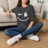Michigan Smile T-Shirt – Distressed Upper & Lower Peninsula Graphic Tee