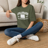 Colorado Centennial State T-Shirt — EST. 1876 Retro College Tee