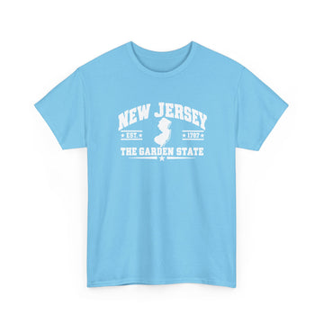 New Jersey The Garden State Tee — Vintage State Outline Shirt