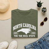 North Carolina State T-Shirt – 'The Tar Heel State' Vintage Tee