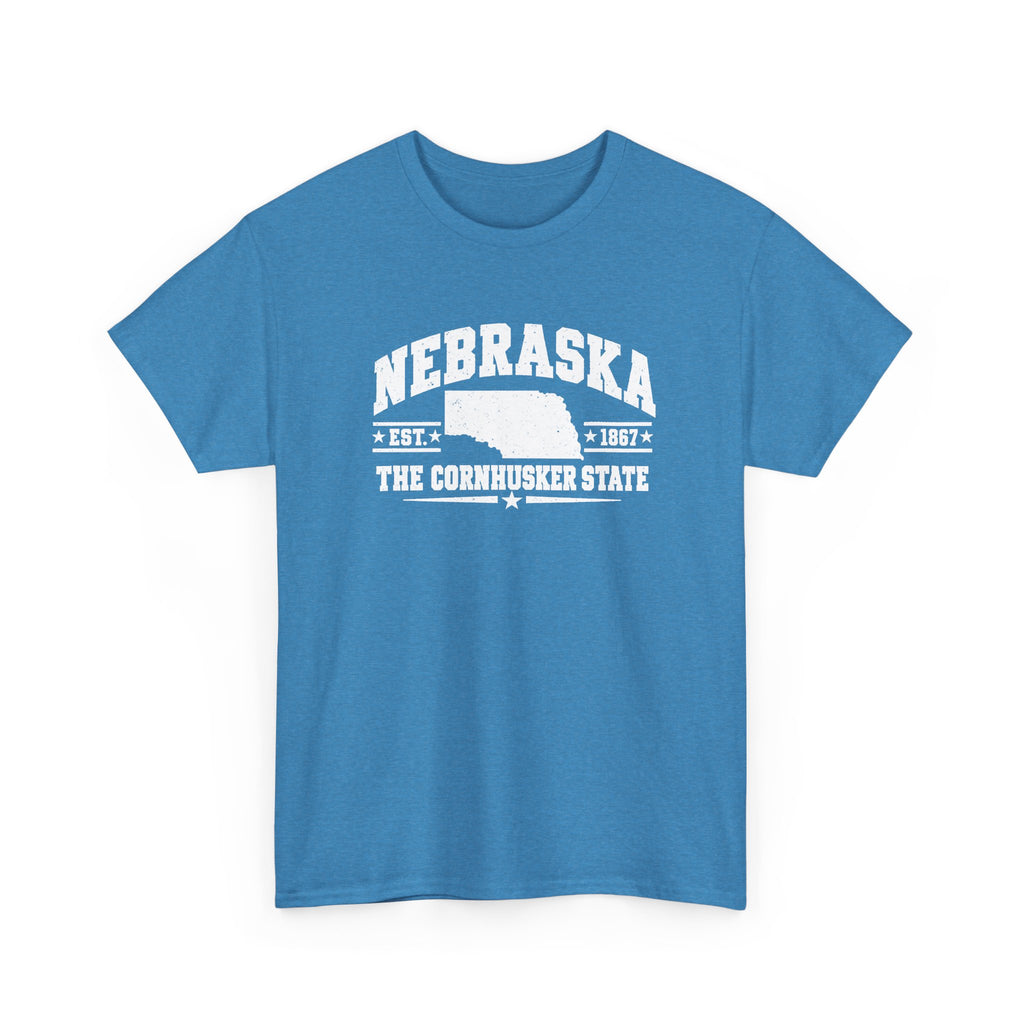 Nebraska State Tee – "The Cornhusker State" Graphic T-Shirt
