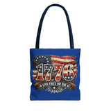 1776 'Live Free or Die' Patriotic Tote Bag