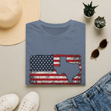 Texas Flag T-Shirt — Rustic American USA Map Tee
