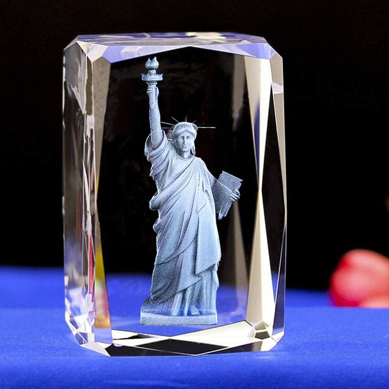 3D Laser Crystal Statue of Liberty product photo
