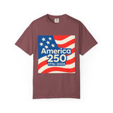 America 250 w/ USA Flag Watercolor America T‑Shirt