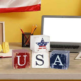 Vintage USA Home Wooden Blocks