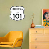 US 101 California Novelty Shield Sign, | 12x12 Inches