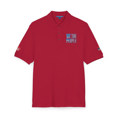 We The People Embroidered Polo