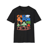 California Colorful Retro Graphic T-Shirt
