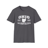 Ohio The Buckeye State T-Shirt — Retro State Outline Tee