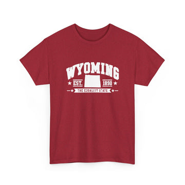 Wyoming Vintage State T-Shirt — 'The Equality State' Graphic Tee