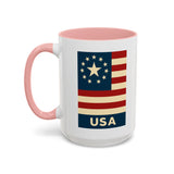 Modern American Flag Coffee Mug