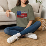 National Parks American Flag T-Shirt — Vintage US Parks List Tee (Yellowstone, Zion, Glacier, Big Bend)