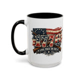 1776 Patriotic Coffee Mug — Live Free or Die Americana Coffee Mug