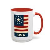 Modern American Flag Coffee Mug