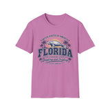 Florida Manatee T-Shirt — Vintage Palm Beach Vacation Tee