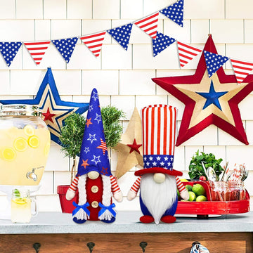 2 Pack Patriotic Gnome Decorations 4th of July product photo 2
