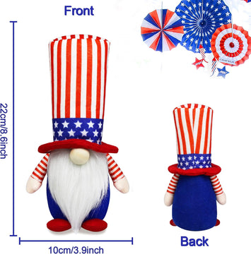 2 Pack Patriotic Gnome Decorations 4th of July product photo 4