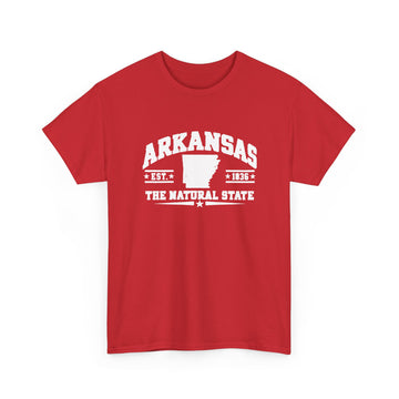 Arkansas The Natural State T-Shirt — Vintage State Pride Tee