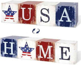 Vintage USA Home Wooden Blocks