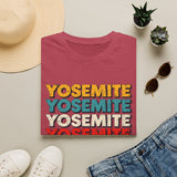 Yosemite Retro Stack T-Shirt — Vintage National Park Tee for Outdoor Lovers