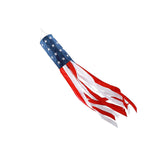 2 Pack American Flag Windsock 40 Inch with Embroidered Stars