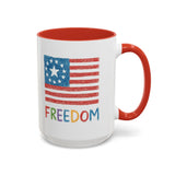 Kids Crayon Drawing America 250 Coffee Mug