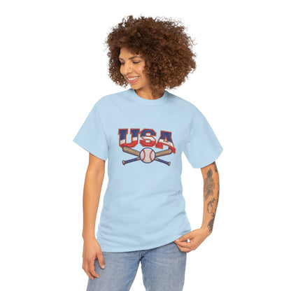 USA Baseball Patriotic 4th of July T-Shirt