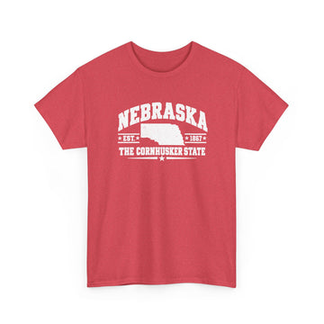 Nebraska State Tee – "The Cornhusker State" Graphic T-Shirt