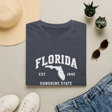Florida Sunshine State T-Shirt — Est. 1845 Vintage Map Tee