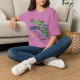 Florida Map T-Shirt — Illustrated State Landmarks & Coastal Icons