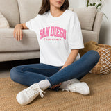 Pink San Diego California Women's T-Shirt