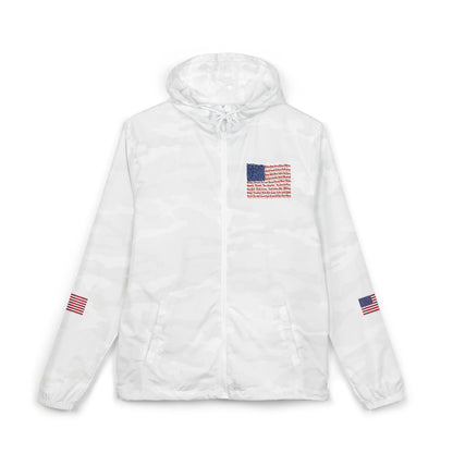 USA States & Cities American Flag Windbreaker Jacket