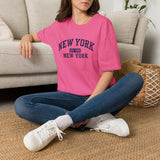 New York Vintage College Tee — "New York Est. 1898" Graphic T‑Shirt