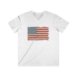 Vintage American Flag V-Neck Tee