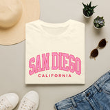 Pink San Diego California Women's T-Shirt
