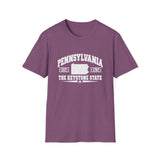 Pennsylvania Keystone State T-Shirt — Vintage State Map Tee