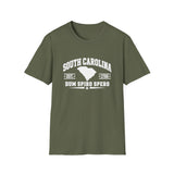 South Carolina State T-Shirt - Dum Spiro Spero Vintage Map Tee