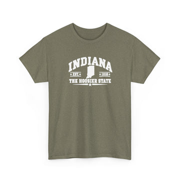 Indiana The Hoosier State T-Shirt — Retro State Pride Tee