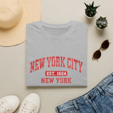 New York City Vintage Logo T-Shirt — EST. 1624 Collegiate Tee