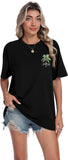 Aiyino Mens Malibu Vibe Palm Tree California Casual Short Sleeve T-Shirt | Perfect for Surf Travel Great for Beach Lovers West Coast Fans.