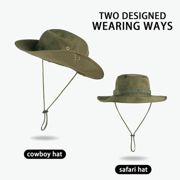 Sun Hats for Men Women Bucket Hat UPF 50+ Boonie Fishing Safari Hat