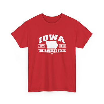 Iowa The Hawkeye State Classic White T-Shirt