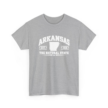 Arkansas The Natural State T-Shirt — Vintage State Pride Tee