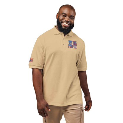 We The People Embroidered Polo