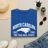 North Carolina State T-Shirt – 'The Tar Heel State' Vintage Tee