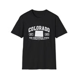 Colorado Centennial State T-Shirt — EST. 1876 Retro College Tee