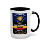 Southernmost Point Key West Coffee Mug — Conch Republic Souvenir Accent Mug