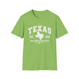 Texas The Lone Star State T-Shirt — EST. 1845